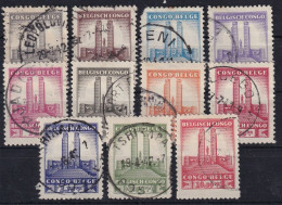 BELGISCH-CONGO 1941 - Canceled - Mi 190-200 - Complete Set! - Gebruikt