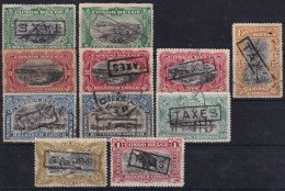 BELGISCH-CONGO 1909+ - MLH/canceled - Ex Mi 11-24 - Taxe - Nuevos