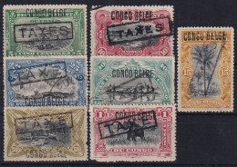 BELGISCH-CONGO 1909+ - MLH/canceled - Ex Mi 31-40 (1-10) - Taxe - Nuevos