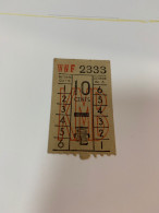 Hong Kong The Kowloon Motor Bus Co.,Ltd Old Ticket Rare - Lettres & Documents