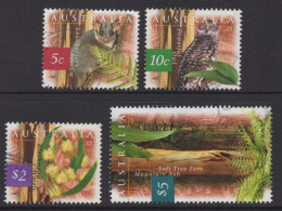 AUSTRALIA 1996 FAUNA AND FLORA(1st SERIES) CENTRAL HIGHLANDS FOREST VICTORIA. SET VFU - Nuevos