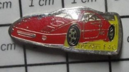 617 Pin's Pins / Beau Et Rare / AUTOMOBILES / FERRARI F40 Je Peux Pas Me Tromper C'est écrit Dessus ! - Ferrari