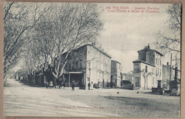 CPA 84 - VALREAS - Quartier Portalou - Cours Tivolis Et Route De Vinsobres - TB PLAN CROISEMENT Rues ANIMATION - Valreas