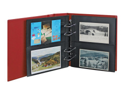 Lindner Album Multi Collect Pour Cartes Postales Couleur:Bleu - Conditionnement:Avec Boitier - Albums, Binders & Pages