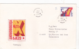 PARTY ANNIVERSARY  1982 COVERS    FDC CIRCULATED Tchécoslovaquie - FDC