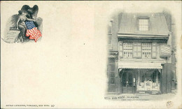 PHILADELPHIA - BETSY ROSS HOUSE  - PUB. BY ARTHUR LIVINGSTON - PRIVATE MAILING CARD - 1898 (17254) - Philadelphia