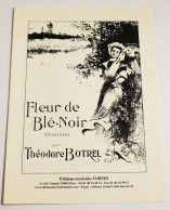 Rare Partition Sheet Music Théodore BOTREL - Fleur De Blé Noir (Bretagne) - Chansonniers