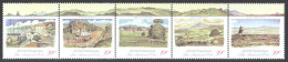 Australia Sc# 1141 MNH Strip/5 1989 Pastoral Era - Neufs