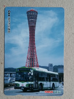 T-539- JAPAN, Japon, Nipon, Carte Prepayee, Prepaid Card, BUS, AUTOBUS - Cars