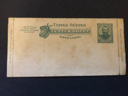 USA  19th Century Postal Stationery, Not Used, - ...-1900