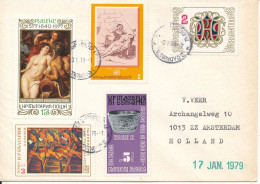 Bulgaria Cover Sent To Holland 2-1-1979 With More Topic Stamps - Lettres & Documents