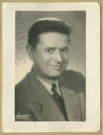 Robert Rocca (1912-1994) - Chansonnier Français - Jolie Photo Dédicacée - 1955 - Chanteurs & Musiciens