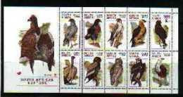 REPUBLIC OF SOUTH AFRICA, 1998, MNH Stamp(s) Birds Of Prey (sheet Or Loose,  Nr(s.) 1140-1149, Scan  F3828 - Ongebruikt