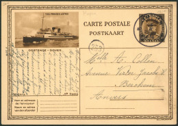 EP Au Type Carte Illustrée 50ctm Brun 5e Série (SBEP N°13, Oostende-Dover) / Voyagé (Arlon) - Cartes Postales 1909-1934