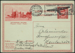 EP Au Type Carte Illustrée 1F Rouge Képi (SBEP N°14, Antwerpen) / Voyagé (Antwerpen) > Allemagne - Cartes Postales 1909-1934