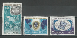 Monaco Mi 954-56 O Used - Used Stamps