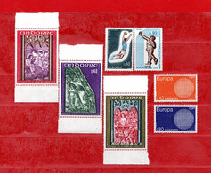 (Riz) Andorra Francese**- 1970 - Annata NON Completa. Yv. 201 à 208. Manca Il 204.  MNH** - Full Years