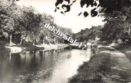 CPA 89 0053 COULANGES-sur-YONNE - Bords Du Canal - Carte Photo Animée Péniche à Bords Dentelés - Non Circulée - Coulanges Sur Yonne