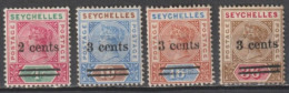 SEYCHELLES - 1901 - YVERT N°29/32 * MH - COTE 2020 = 12 EUR - Seychellen (...-1976)