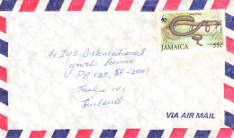 JAMAICA - AIRMAIL - FINLAND - WWF - SNAKE /4490 - Jamaica (1962-...)