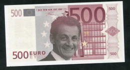 Billet Politique Fictif De 500 Euros "Woerth, Sarkozy Dehors - NPA 2009" - Fiktive & Specimen