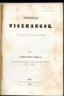 SÁRVÁRY BÉLA: Történelmi Viszhangok. Élet, Jellem és Korrajzokban. Pest, 1857 350p + 3t - Oude Boeken