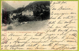 Ad4900 - SWITZERLAND - Ansichtskarten VINTAGE POSTCARD - Promontogno - 1901 - Romont