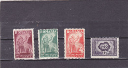 ROMANIA 1930 National Census MNH Michel 393-96 - Unused Stamps