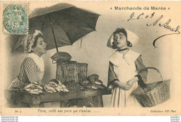 MARCHANDE DE MAREE N°2 TIENS VOILA UNE POIRE QUI S'AMENE  EDITION NEURDEIN - 1900-1949