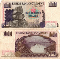Zimbabwe / 100 Dollars / 1995 / P-9(a) / VF - Zimbabwe