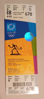 Athens 2004 Olympic Games -  Table Tennis Unused Ticket, Code: 678 - Uniformes Recordatorios & Misc