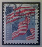 United States, Scott #5659, Used(o) Booklet, 2022, Flag Definitive, (58¢) Foreever - Used Stamps