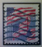 United States, Scott #5659, Used(o) Booklet, 2022, Flag Definitive, (58¢) Forever - Gebraucht
