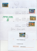 FRANCE 2010 LA SERIE COMPLETE LES SAVEURS DE NOS REGIONS (2) YT 443 A 454 SEUL SUR LETTRE - Lettres & Documents