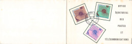 GABON - CARD WITH 3 STAMPS FOR HAPPY NEW YEAR 1964 /4504 - Gabun (1960-...)