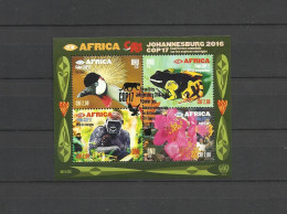 UNITED NATIONS 2016 COP 17 WILDLIFE - Unused Stamps