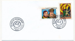 FRANCE - Env. Non. Ill. 0,50e + 1,00e Blake Et Mortimer - Paris - 15/05/2004 - 2000-2009