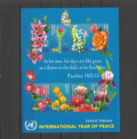 NIUE 2004 UNITED NATIONS YEAR OF PEACE FLOWERS - Niue