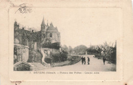 FRANCE - Béziers - Plateau Des Poëtes - Grande Allée - Carte Postale Ancienne - Beziers