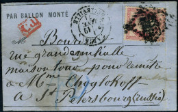 Lettre Le GENERAL BOURBAKI 19/1/71 Belleville Pour St Pétersbourg (Russie), Rare, TB - Sonstige & Ohne Zuordnung