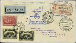 Lettre Zeppelin 3è SAF 1933 Pour L'Uruguay, TB - Sonstige & Ohne Zuordnung