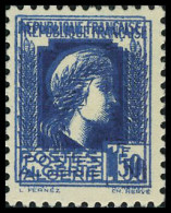 Neuf Sans Charnière N° 214a, 1.50 Bleu Cérès Double Impression, TB - Sonstige & Ohne Zuordnung