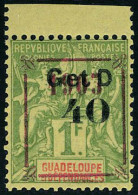 Neuf Sans Charnière N° 50A+52A, 40 S/1F, 1 Ex. En Bleu, L'autre Rouge, TB - Other & Unclassified