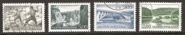 Finlande 1963 N° 546 / 9 Inc O Courant, Ferme, Bûcheron, Bois, Pont De Paramen, Falaises, Gorges D'Avennonjoki, Couteau - Gebraucht