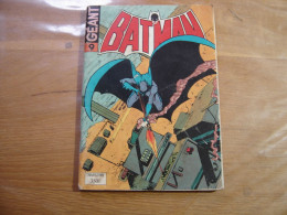 BATMAN 1974 L'homme Au Foulard Numero 9 Geant SAGEDITION - Batman