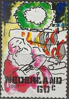 NETHERLANDS 2000 Christmas - 60c. - Man Sitting Beside Fire FU - Usati