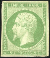 * 12a -- 5c. Vert-jaune. TB. - 1853-1860 Napoléon III