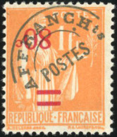 (*) 74a -- 80c. S/15F. Type Paix Orange. Surcharge ''80'' Renversée. TB. - Autres & Non Classés