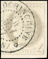 Obl. 16 -- 4c. Gris. Obl. CàD De SAIGON * COCHINCHINE Du 13 Mai 1877. SUP. - Autres & Non Classés