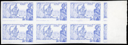 (*) 174a -- Exposition De NEW YORK 1939. Outremer. Bloc De 8 Dont 2 Timbres Avec Impression Dépouillée. Sans Légende Et  - Autres & Non Classés